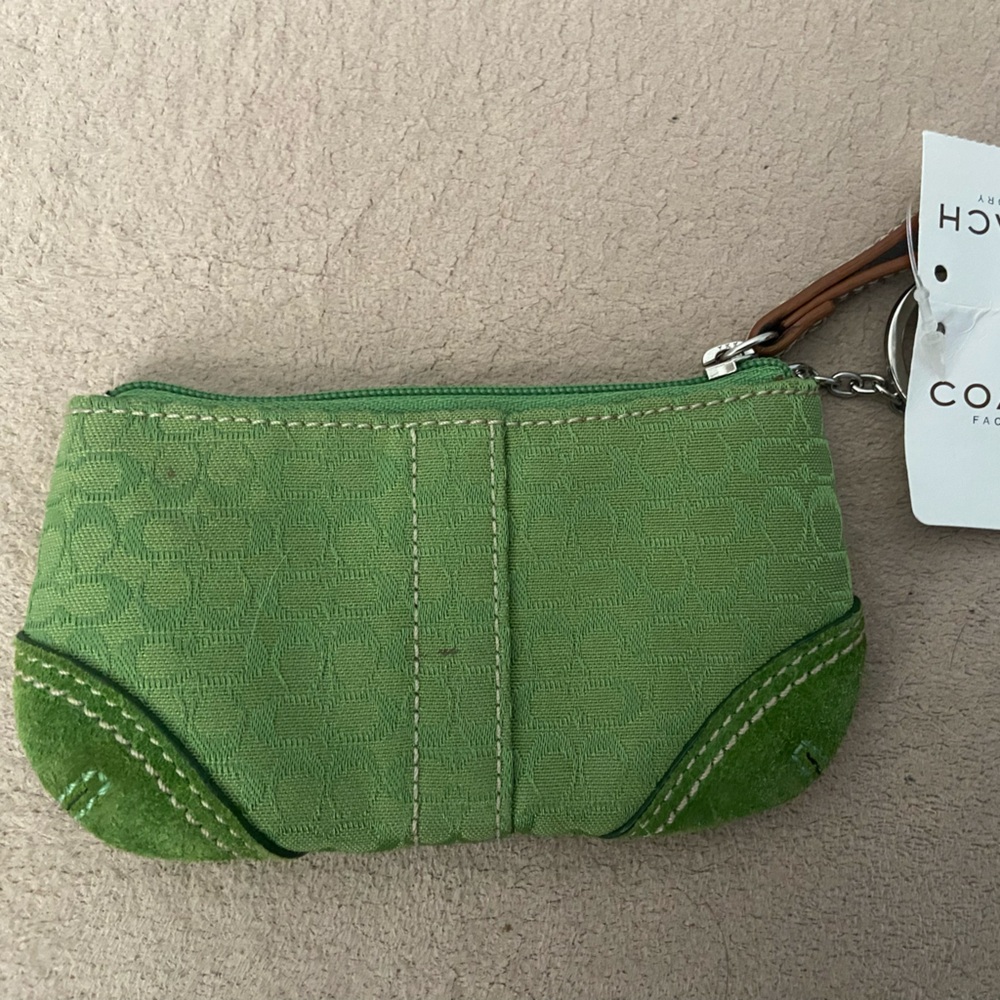 Coach wallet keychain